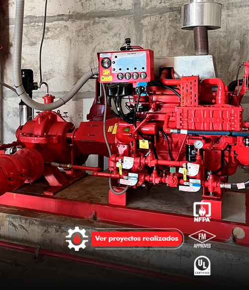 Cuarto de bombas contra incendios perú