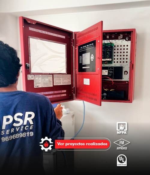 Tablero contra incendios Perú